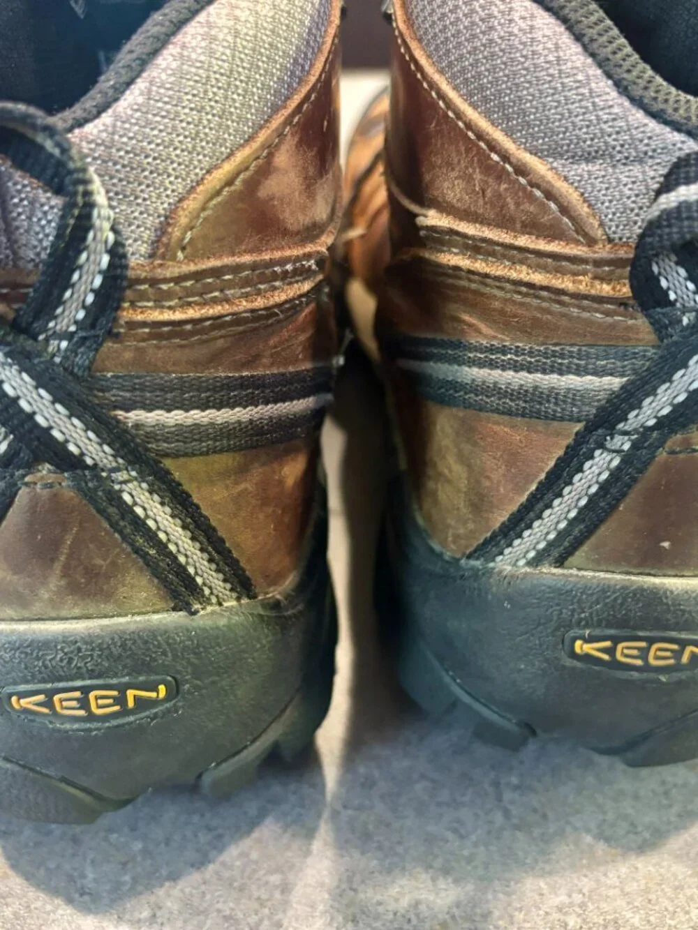 ~~Keen Targhee II Mid Waterproof Brown Leather Hiking Boots Men's Size 11